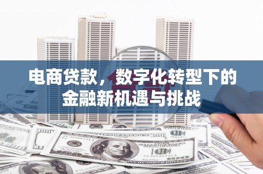 太谷电商贷款，数字化转型下的金融新机遇与挑战