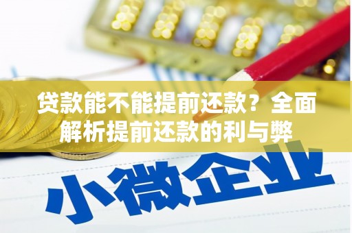 太谷贷款能不能提前还款？全面解析提前还款的利与弊