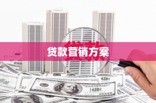 太谷贷款营销方案