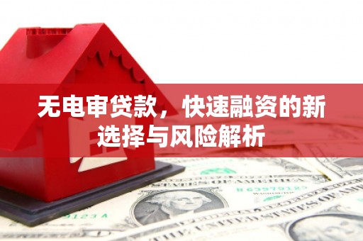 太谷无电审贷款，快速融资的新选择与风险解析