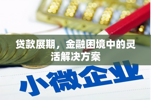 太谷贷款展期，金融困境中的灵活解决方案