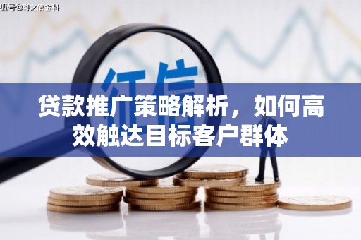太谷贷款推广策略解析，如何高效触达目标客户群体