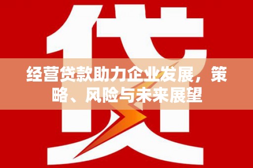 太谷经营贷款助力企业发展，策略、风险与未来展望