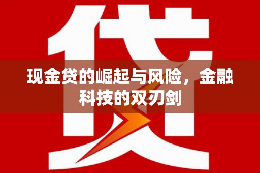 太谷现金贷的崛起与风险，金融科技的双刃剑
