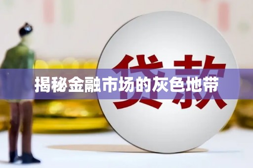 太谷揭秘金融市场的灰色地带