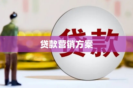 太谷贷款营销方案